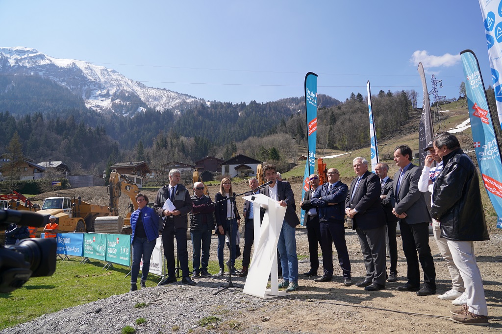 LANCEMENT DES TRAVAUX D’AMENAGEMENT DE LA PISTE DE COMPETITION DE SKI ALPIN DE LA VALLEE DE CHAMONIX: LA VERTE DES HOUCHES: UN PROJET DE 9 700 000€