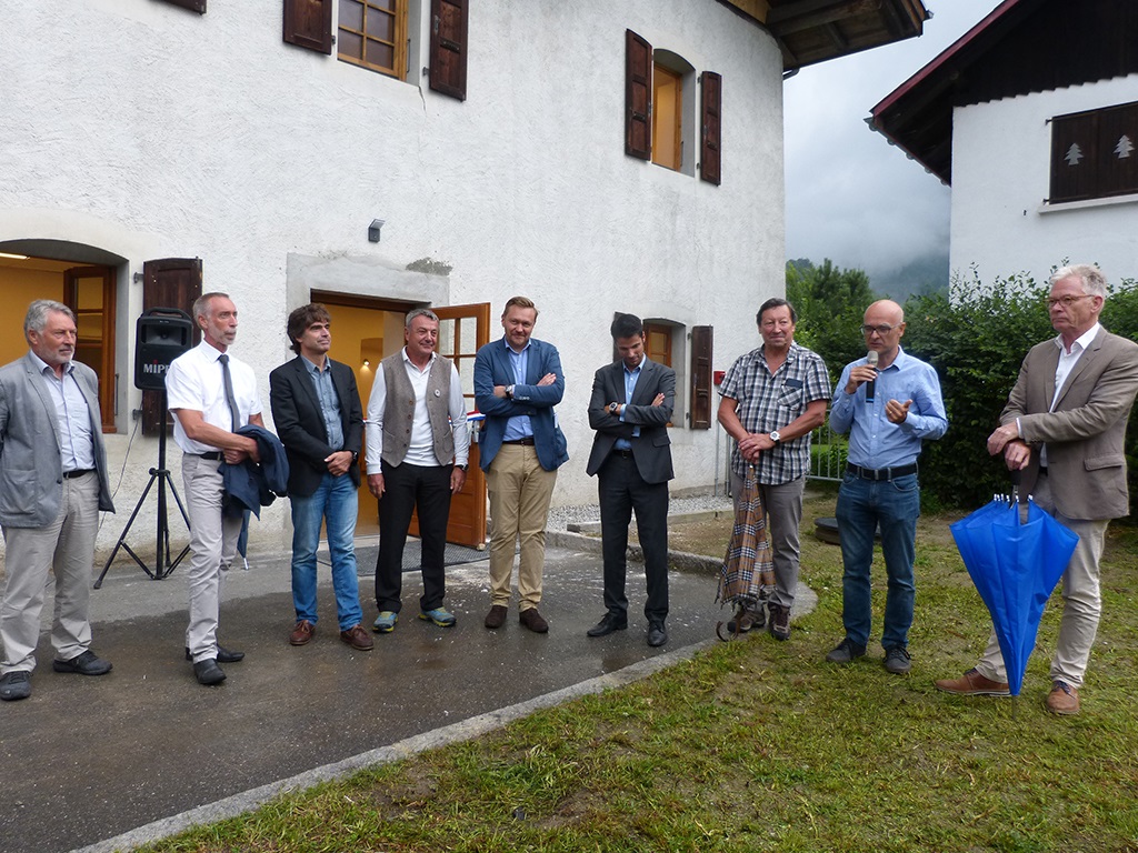 INAUGURATION DE LA NOUVELLE MAIRIE DE SERVOZ LE 21 JUILLET 2017