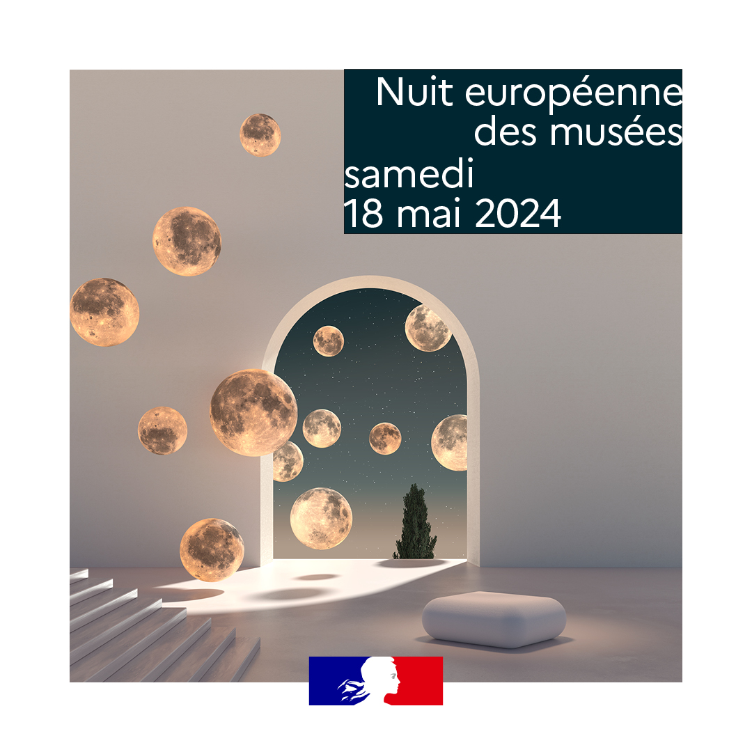 Visuel officiel de la Nuit Européenne des Musées 2024