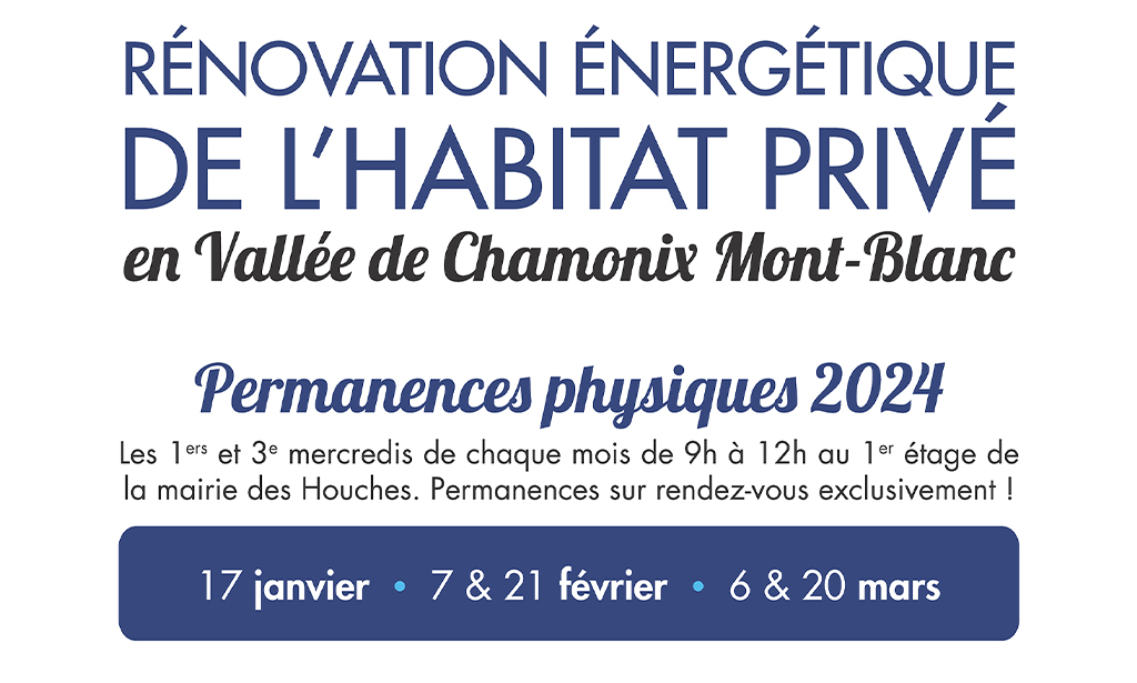 Rénovation énergétique de l'habitat : Permanences hiver 2024