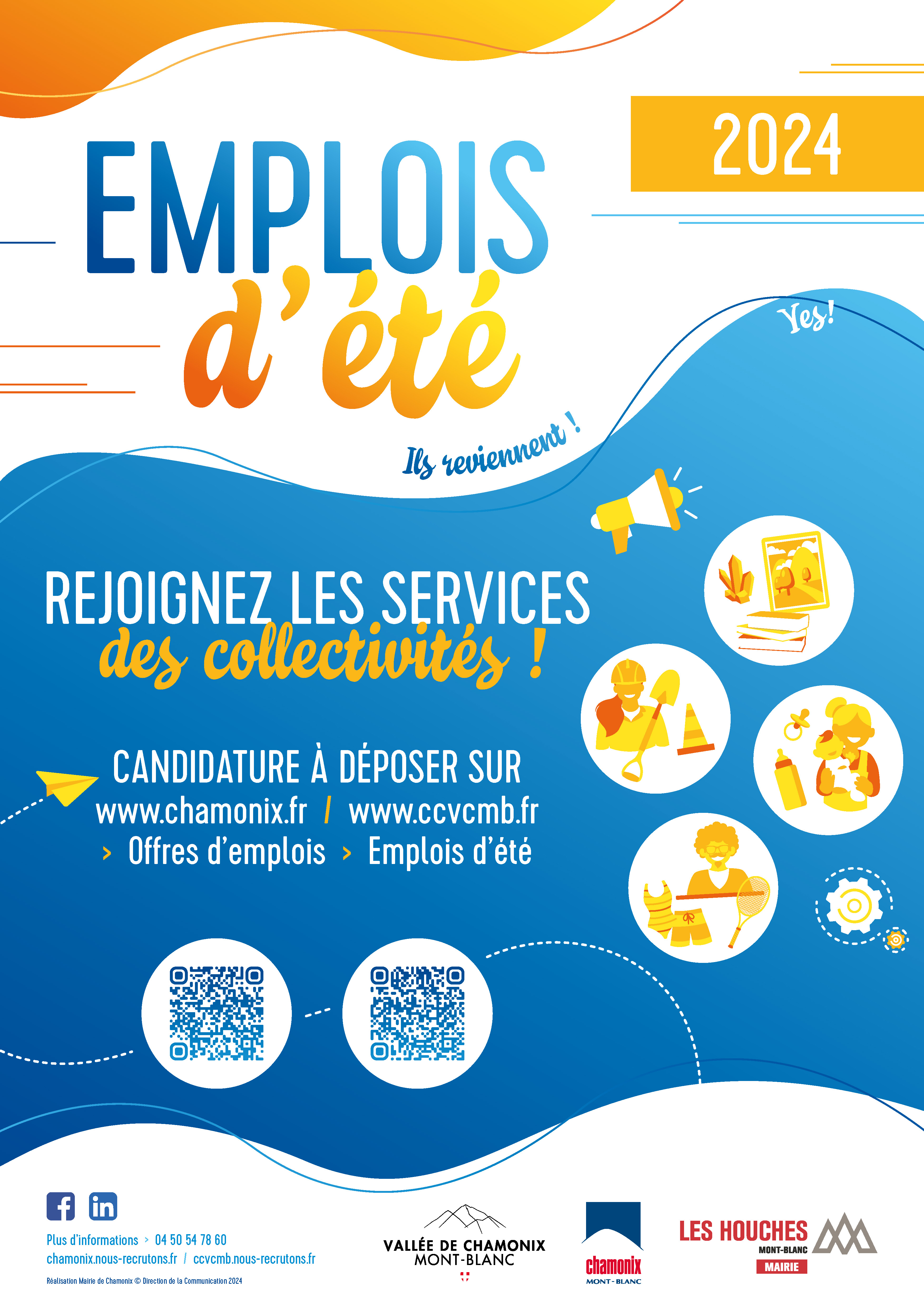 Emplois d’été 2024 : les collectivités recrutent !