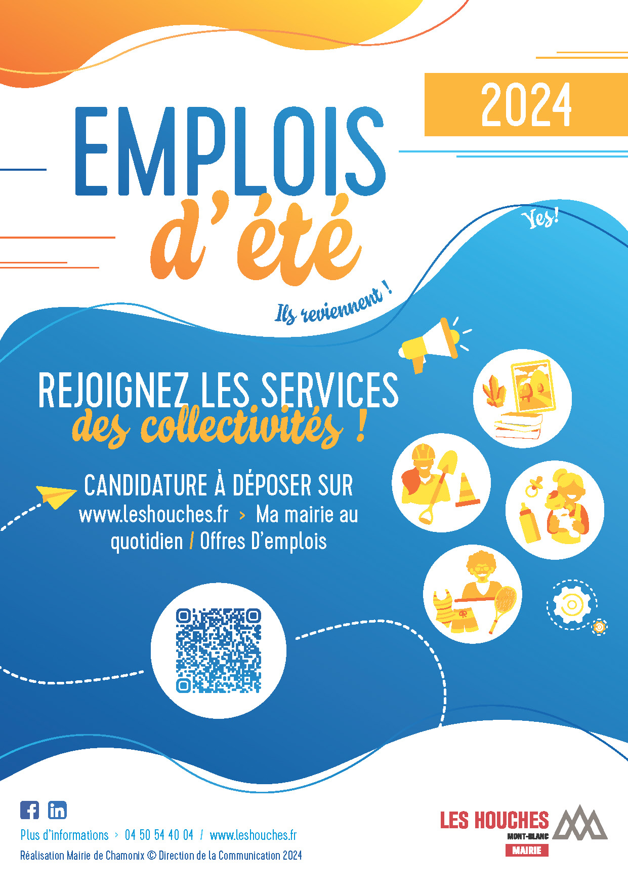 Emplois d’été 2024 : les collectivités recrutent !