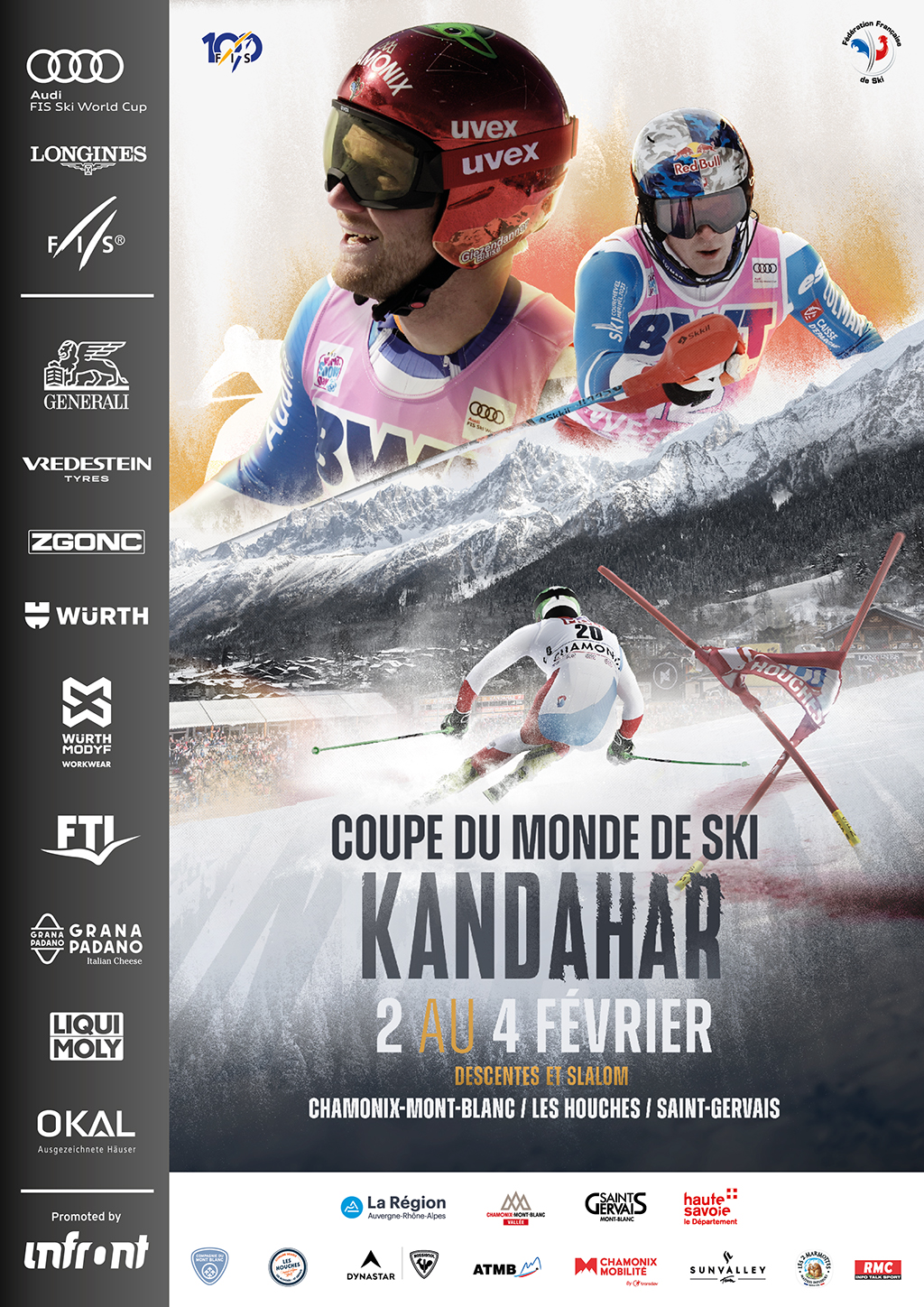 KANDAHAR. Coupe du monde de ski du 02 au 04 février 2024.