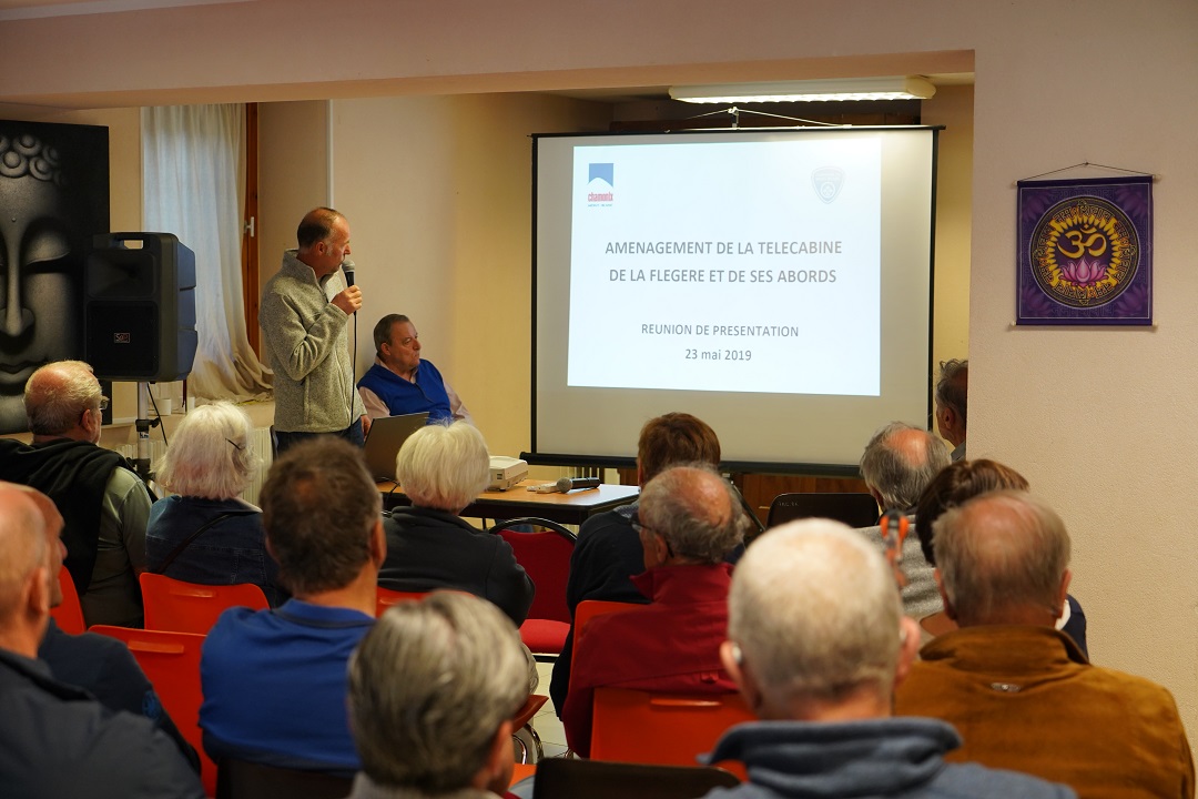 PRESENTATION DU REAMENAGEMENT DU SITE DE LA FLEGERE
