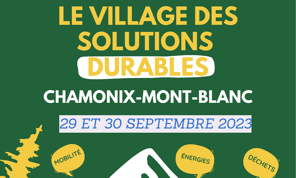 Le village des solutions durables 29 et 30 septembre 2023