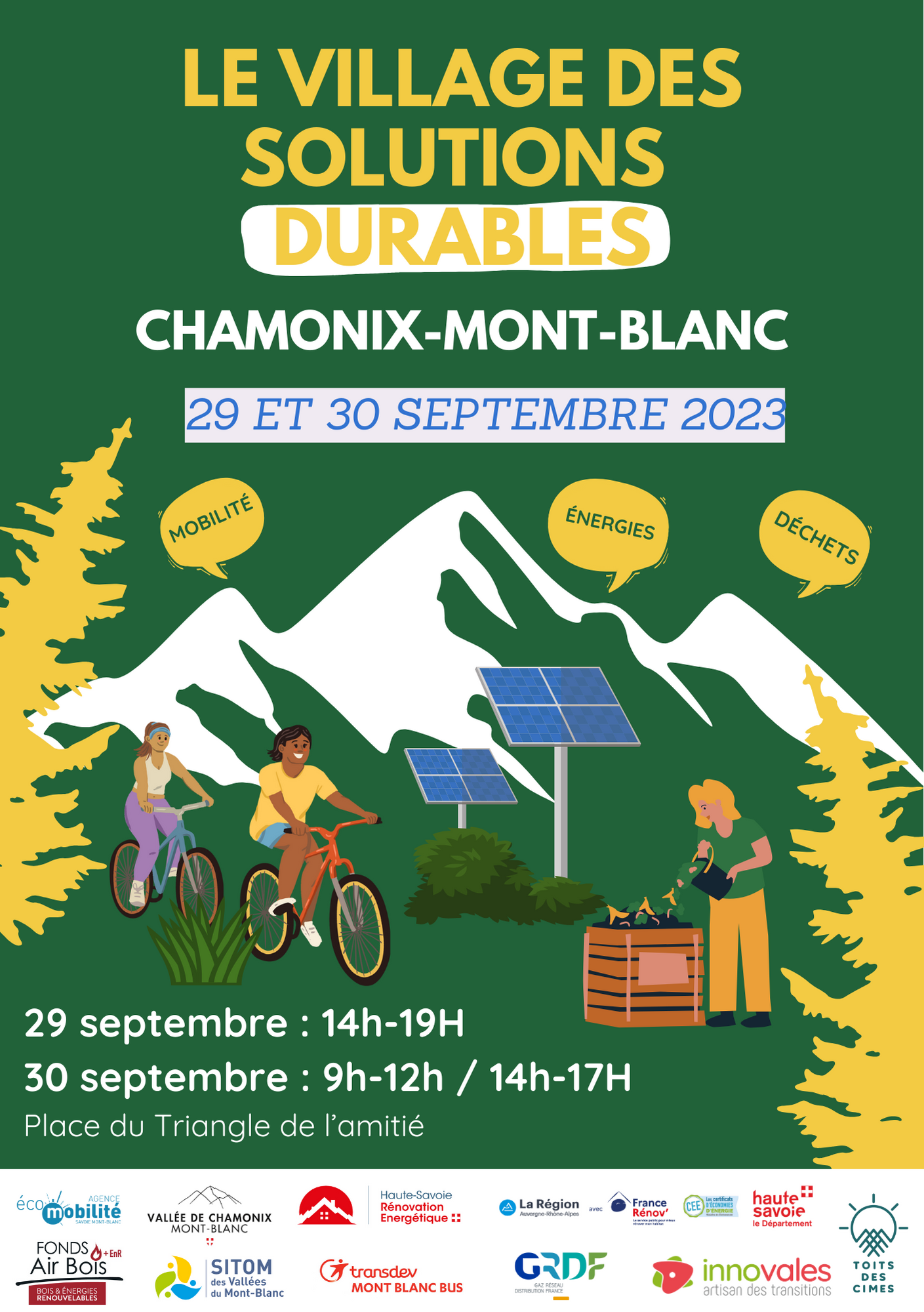 Le village des solutions durables 29 et 30 septembre 2023