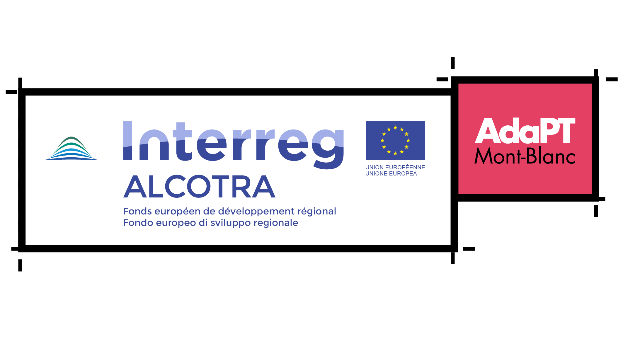 Titre du projet et logo ALCOTRA