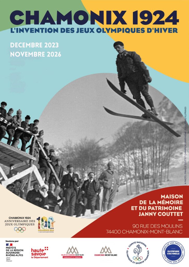 Affiche de l'exposition temporaire Chamonix 1924